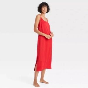 NWT Auden Red Slip Sleepwear in Size Medium